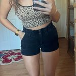 Forever 21 High Waisted Black Denim Shorts Photo 1