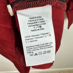 J.Crew Amelia Popover Shirtdress Drapey Viscose Twill Burgundy Ruffle XXS NWT Photo 8