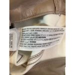 Abercrombie & Fitch A & F Beige Gray Faux Leather 90’s Straight Ultra High Rise Pants EUC Sz 28/6L Photo 6