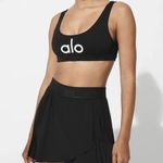 Alo Yoga Aces Tennis Pleated Skirt in Black, Size XS, NWT Photo 0