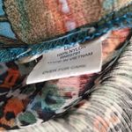 Anthropologie Figueroa & Flower Sheer Floral V-neck Long-sleeved sheer Blouse size medium boho Photo 5