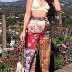 ZARA LAST ONEš„Bloggers Fav| NWT Patchwork Printed Pants Photo 7