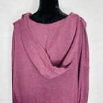 Athleta  Purana Wrap Hooded Relaxed Drape Neck Sweatshirt Spiced Cabernet Sz XXS Photo 7