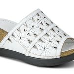 Spring Step Fusa Wedge Slide Sandal NIB W9 White Size 9 Photo 0