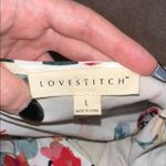 Lovestitch  3/4 Flare Sleeve VNeck  Boho Floral Swing ALine Beach Mini Dress Photo 5