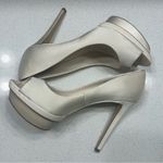 Brian Atwood  Peep Toe Bambola Leather 5'' High Heel Pumps Sz 8 Photo 5