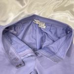 Newport News Vintage Leather Wide Leg Pants Size 6 Purple 90s Chic Retro Classic Photo 7