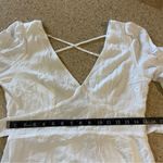 Lulus NWOT In the Meadow White Embroidered Backless Mini Dress Photo 8