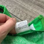 Vintage 1960s Malia Honolulu Hawaiian barkcloth dress Green Size 6 Photo 9