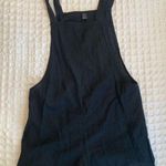 SheIn  Black Sleeveless Wide Leg Rolled Hem Pinafore Rompers Overalls Shorts Photo 1
