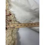 Vintage FURRocious Curly Lamb Fur Jacket Leather Sleeves Cream XS Rare Unique Photo 5