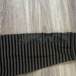 Marc Cain Women’s Stripe Waist tie Top Casual Striped Shirt Khaki/black Size XL Black Photo 10