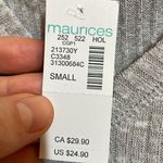 Maurice's  24/7 Cozy V Neck Long Sleeve Tee Gray size Small NWT Photo 5