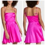 Amanda Uprichard Starlett Fuchsia Silk Dress Photo 1