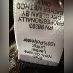 RLZ Black Suede Zipper Jacket with Detachable Sleeves, Size 10, NWT Photo 6