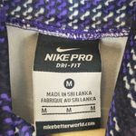 Nike Pro Hyperwarm Nordic Infinity Athletic Top Womens M Purple Funnel Neck Photo 4