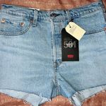 Levi's  Premium 501 Dib's Tape Cut Off High Rise Shorts Size 29- NWT Photo 0