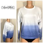 Lauren Moshi New. oversized blue ombré sweatshirt. Retails $128. XS Photo 1