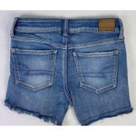 American Eagle Outfitters Womens Denim Distressed Cutoff Shorts Size 4 Blue Photo 1