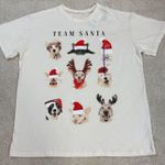 Grayson Threads NWT Team Santa Dogs Antlers Hats Graphic T-Shirt Size XL Photo 0
