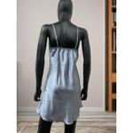 NWOT Heather Silky Lace Pleated Sleeping Gown Sz XL. Blue Photo 3