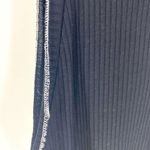 Tres Bien Ribbed Cropped Halter Tank Black M Photo 6