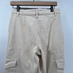 Wilfred Aritzia Free Women 4 Modern Cargo High Rise Cotton Twill Pants Cream Y2K Photo 3