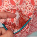 Cabana Life Coral & Aqua Print Swim Dress UPF 50+ Women’s Size Large Pink Photo 2