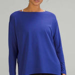 Lululemon  Back in Action Long Sleeve Shirt
In Psychic blue Photo 0