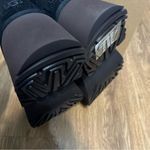 UGG  black suede wool platform heeled ankle boots booties shoes women’s 9 new Photo 4