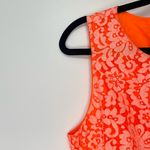 Madewell  Womens‎ Boho Neon Orange Sleeveless A-Line Knee Length Dress 6 Photo 2