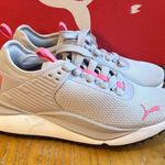Puma  womens PC Runner athletic workout sporty sneakers gray/pink 6 Photo 3