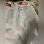 Coldwater Creek   button down floral ruffled shirt/blazer size 12 Photo 1