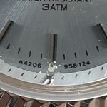 Paul Maret Ladies Watch Light Blue Dial Stainless Bracelet Day Date Windows Silver Photo 6