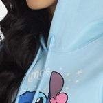 Disney NWT - Stitch Fleece Hoodie - Merry Stitchmas. Photo 3
