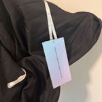 Zoey Grey New  Black Sleeveless Plunge Neck Gown Size 6 Photo 10