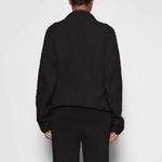 SKIMS  Cozy Knit Pullover Jacket Onyx Size L/XL Black Teddy Photo 1