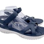 Skechers Cali Gear Go Walk Smart Aloha Sandals Navy Blue Women's Size 10 Photo 0