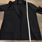 J.Crew Open Front Black Knit Blazer Sz M Photo 8