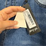 Nasty Gal  Mom Jeans Womens 14 Two Sides To Every Story 2 Tone Denim Blue Photo 4