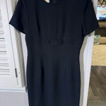 Brooks Brothers Vintage  Classic Black Midi Dress Photo 0