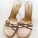 Rampage  strappy metallic‎ kitten heels Photo 0