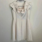 Rebecca Taylor  Off Shoulder Slub Dress Photo 3