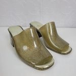 Jeffrey Campbell Petra Women Sandals Size 7 Gold Jelly Glitter Chunky Block Heel Photo 31