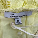 The Clothing Company Lemon Yellow Lace Dress Photo 4