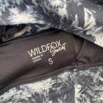 Wildfox Sweat Tyler Tie Dye Punch India Ink Small Sports Bra Blue and White Photo 6