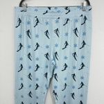 PJ Salvage Women's M Lounge Pajama Pants Blue Skiing Snowflake Sleepwear Size M Photo 1