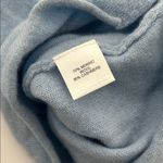 Michelle Mason Elegant Sky Blue V-Neck Sweater for Women Photo 6