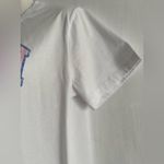 Ganni  White Tee with Blue and Pink Design

"Excellent Preowned
Condition" Photo 3