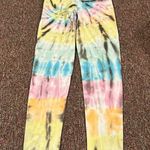 Revolve electric & rose tie dye leggings xs Purple Photo 0